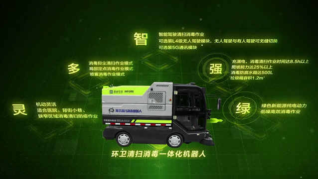 智能環(huán)衛(wèi)機器人軍團再添猛將！清掃消毒一體化機器人利劍出鞘
