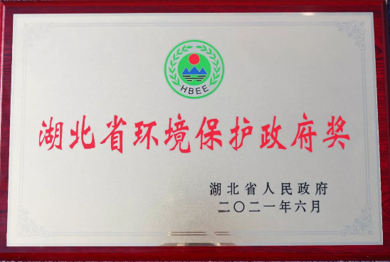 湖北省環(huán)境保護(hù)政府獎(jiǎng)
