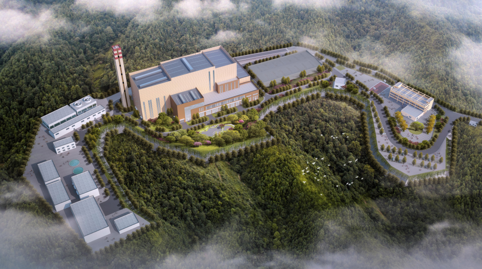 湖南醴陵城鄉(xiāng)生活垃圾預(yù)處理及焚燒發(fā)電項(xiàng)目